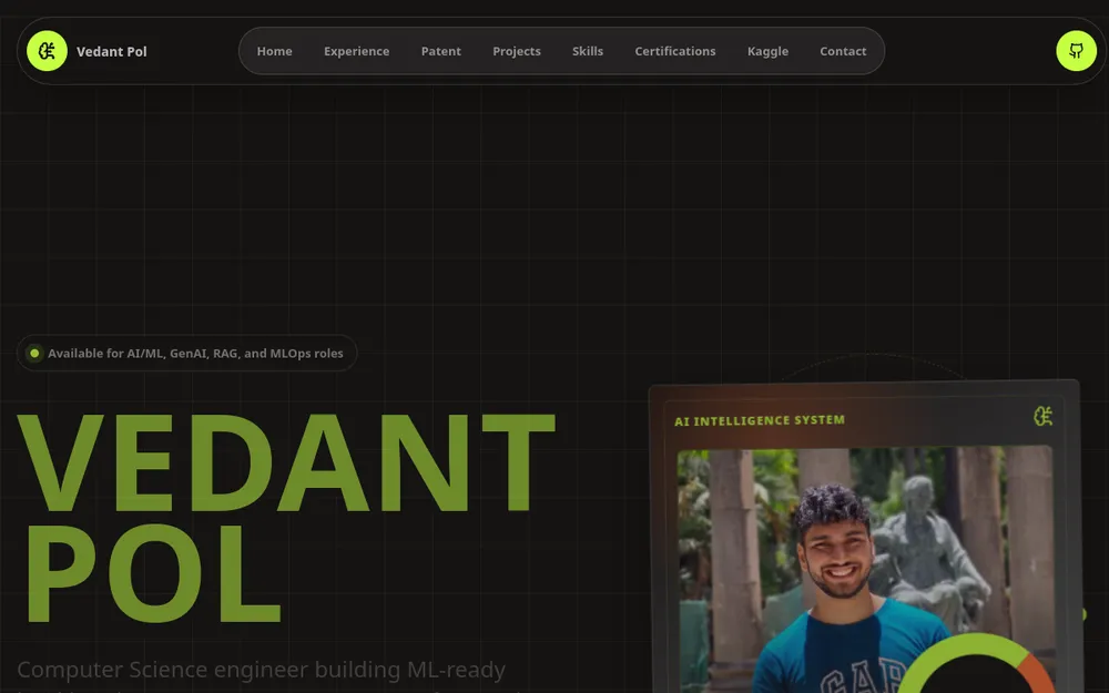 Preview of AI/ML Portfolio