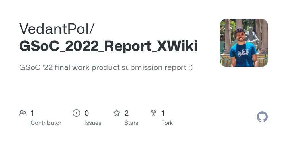 Preview of GSoC 2022 — XWiki