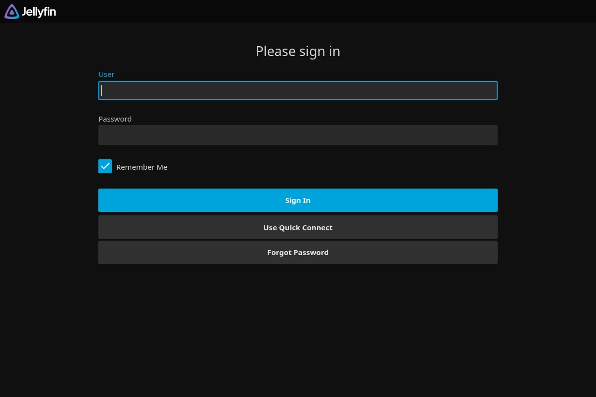 Preview of Jellyfin